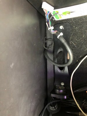 routing cable in center console.jpeg