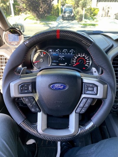 New Carbon Fiber Steering Wheel | Ford Raptor Forum
