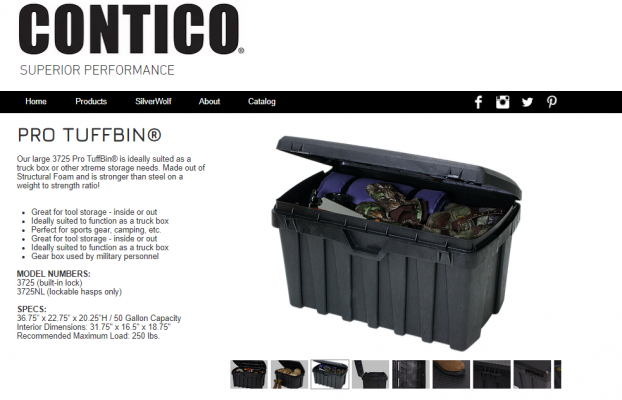 Contico Extreme Tough Lockable Storage Box Auction