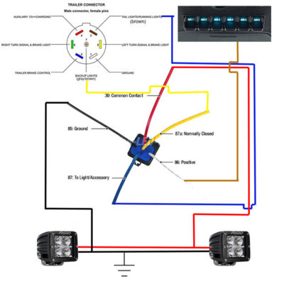 AUX Light Switch / Relay Install